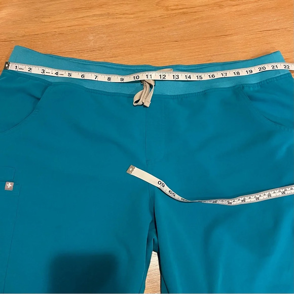 FIGS Kade Cargo Scrub Pants Teal Sz XXL Scrubs Nursing - Picture 9 of 12